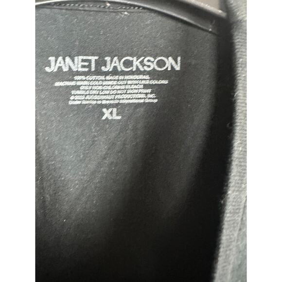 Janet Jackson Together Again 2023 Tour T Shirt Black Cotton Short Sleeve Size XL - Picture 5 of 10